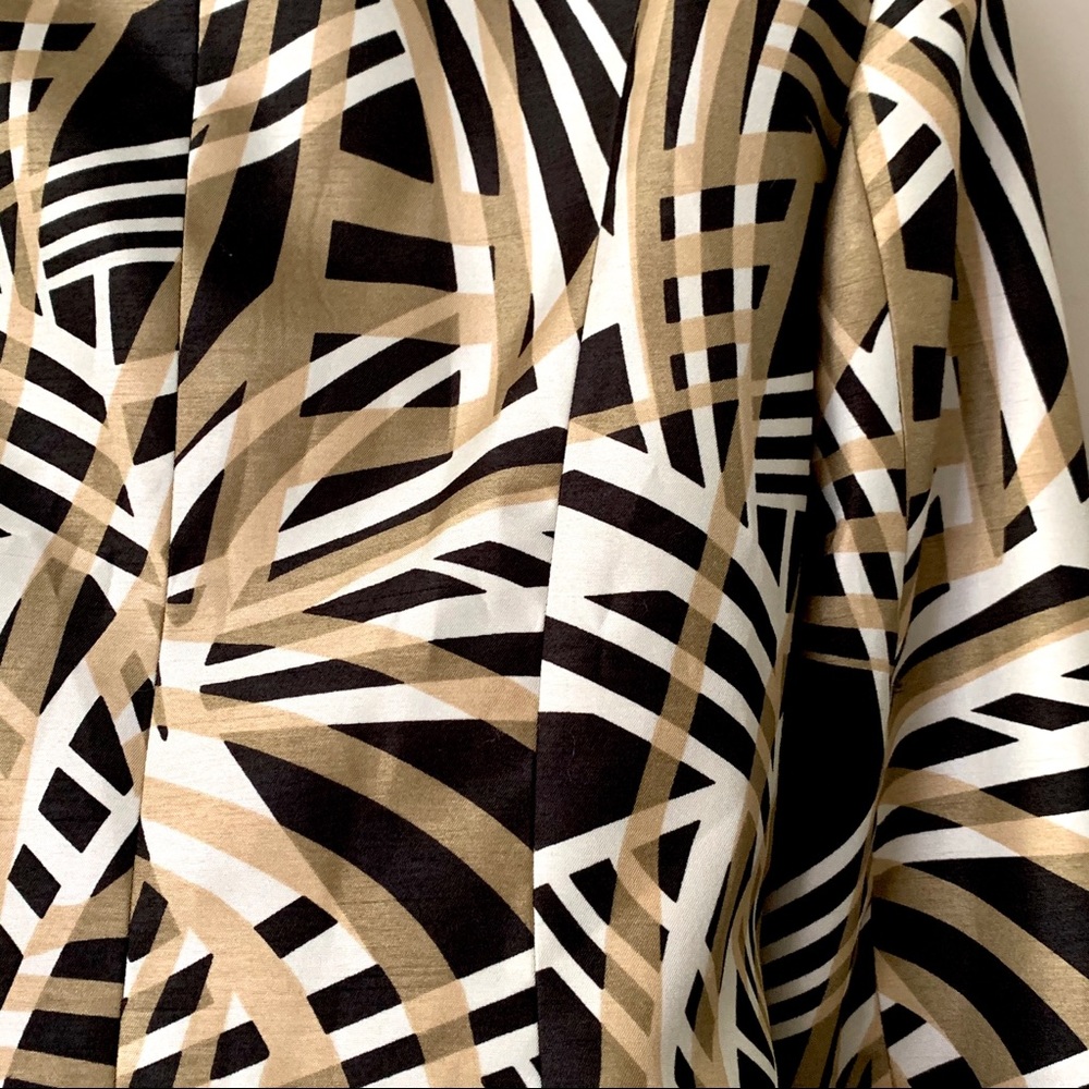 Kasper Open Front Bold Print Jacket Size 6 - image 4